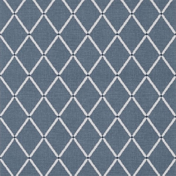 Papel de parede Pompton Trellis T72634 Navy - THIBAUT