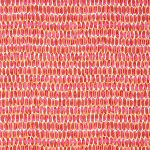 Papier peint Rain Water T10095 Coral - THIBAUT