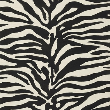 Wallpaper Serengeti T85028 Black and White - THIBAUT