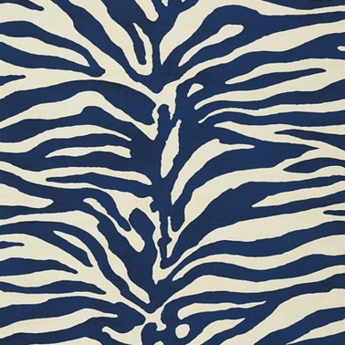 Wallpaper Serengeti T85029 Navy - THIBAUT