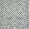 Papel de parede Tangiers T89148 Navy on White - THIBAUT