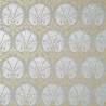 Papier peint Turkish Damask T72610 Metallic Gold and Silver - THIBAUT