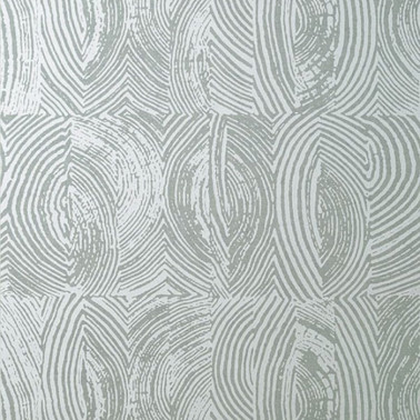 Papel de parede Volar T413 Metallic Silver on Smoke - THIBAUT