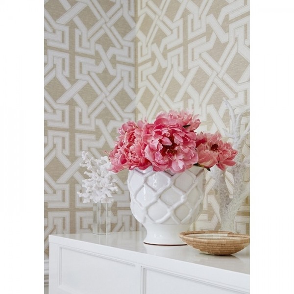 Wallpaper Benedetto T72642 Light Grey - THIBAUT