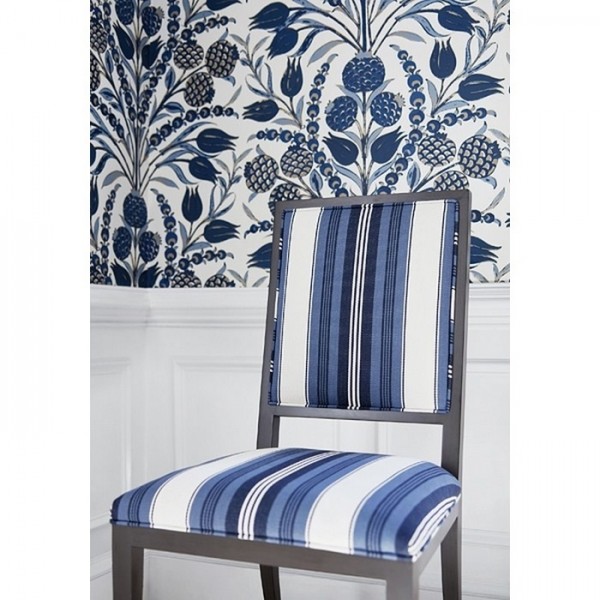 Papel de parede Corneila T72603 Navy - THIBAUT