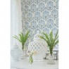 Papier peint Turkish Damask T72610 Metallic Gold and Silver - THIBAUT