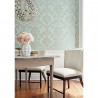 Papel de parede Passaro Damask T89134 Pearl on White - THIBAUT