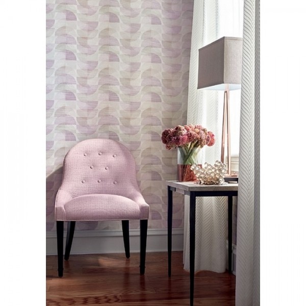 Wallpaper Half Moon T460 Mineral - THIBAUT