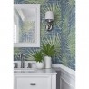 Wallpaper Palm Frond T10141 Navy and Green - THIBAUT