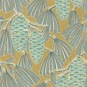 Papier peint Foxley 112127 Kingfisher Gold - Harlequin