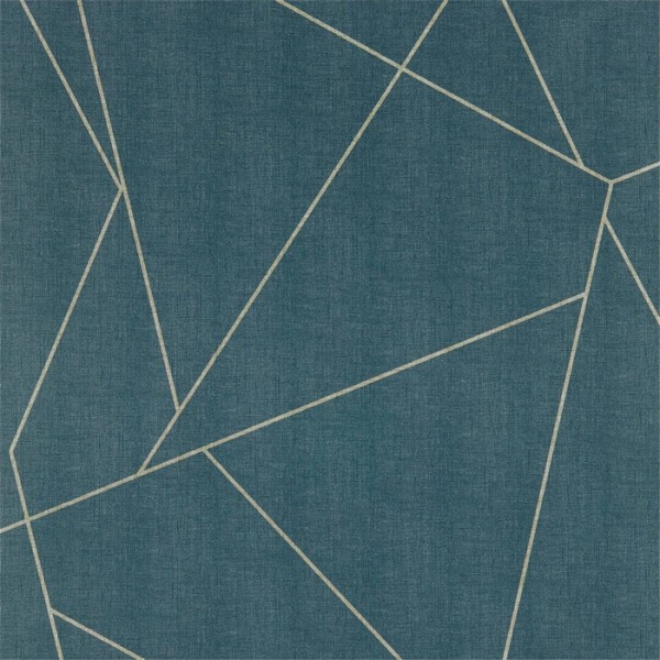 Papel de parede Parapet 112078 Indigo - Harlequin