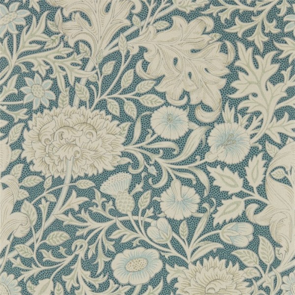 Papel de parede Double Bough 216682 Slate Blue - MORRIS CO