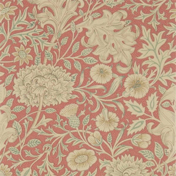 Papel de parede Double Bough 216683 Carmine Red - MORRIS CO