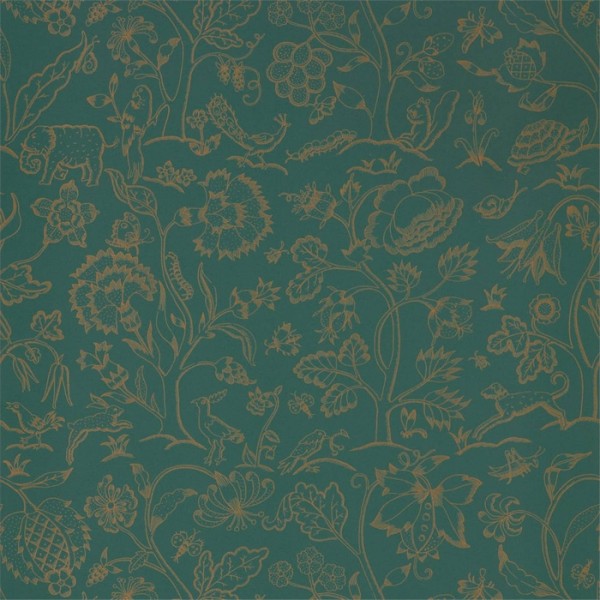 Wallpaper Middlemore 216695 Moss Gold - MORRIS CO