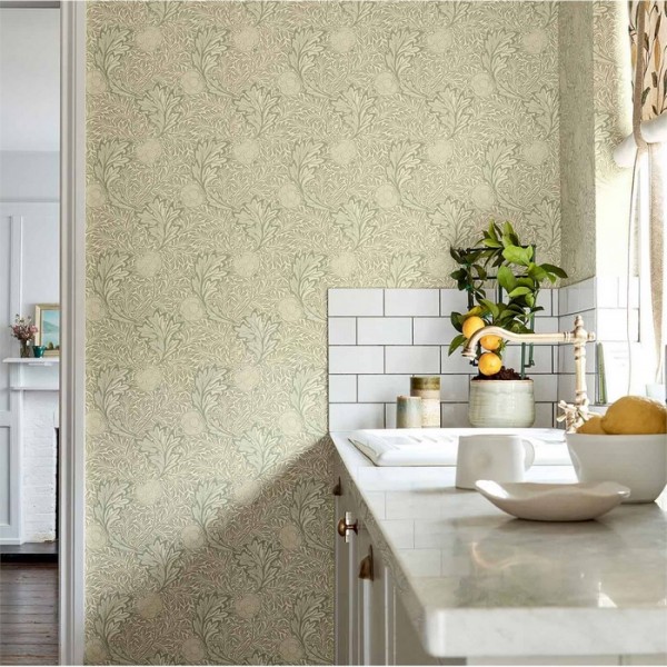 Wallpaper Apple 216692 Chalk Ivory - MORRIS CO