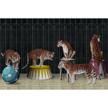 Papel Pintado Tigers 19004-02 - LONDON ART