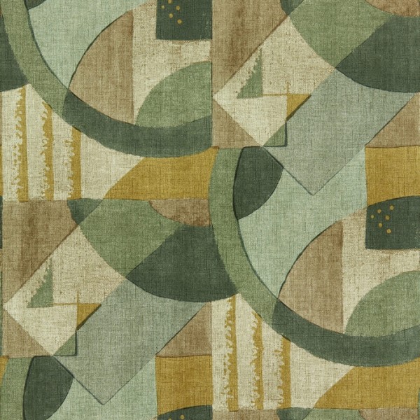 Tapete Abstract1928 312887 Antique Olivine - ZOFFANY