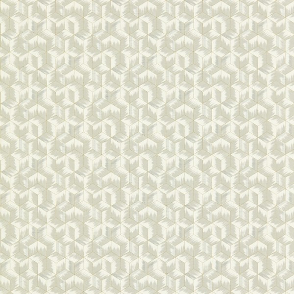 Papel de parede Tumbling Blocks 312891 Empire Grey - ZOFFANY