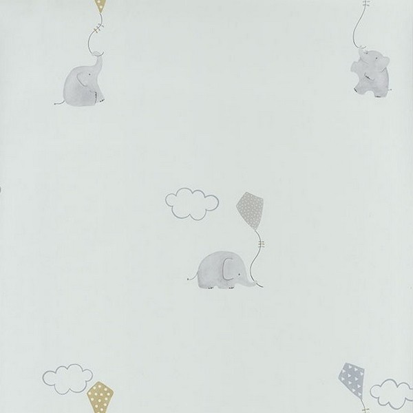 Wallpaper MLW29736317 ELEPHANTS BLEU - Casadeco