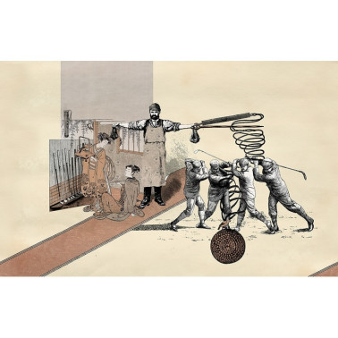 Papier peint Golfing WDGO1901 - WALL AND DECO