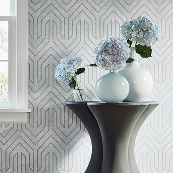 Wallpaper AT9612 Colburn Chevron - ANNA FRENCH