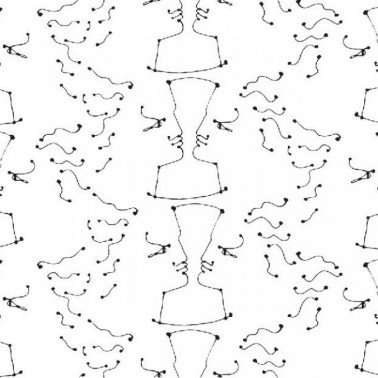 Papier lackiert Tete zu Tete 6464-01 - LELIEVRE PARIS