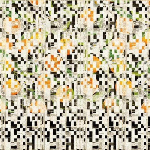 Papier peint GLFR412A ORANGE - GLAMORA