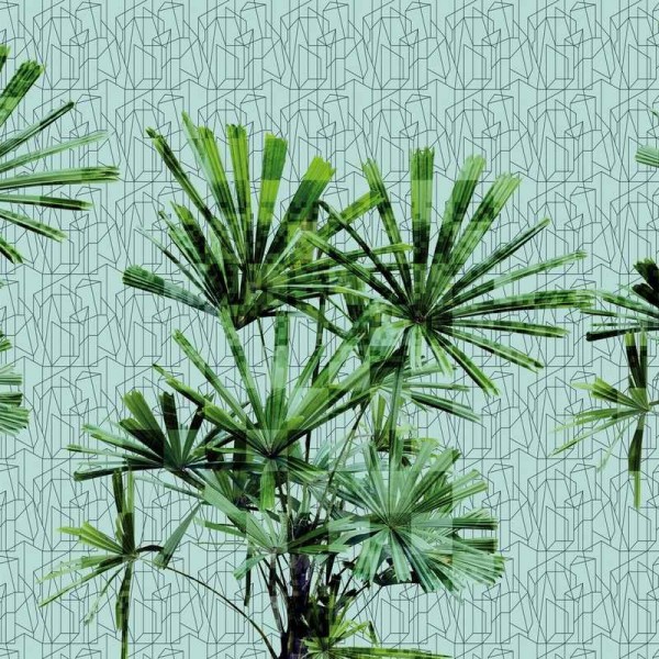 Wallpaper GLGE122A CUBIC PLANT - GLAMORA