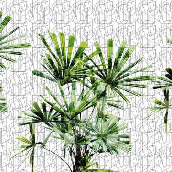 Papier peint GLGE123A CUBIC PLANT - GLAMORA