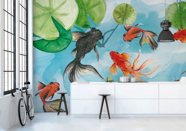 Papel Pintado SB6A-GOLDFISH - GLAMORA