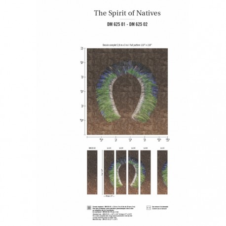 Papel Pintado Panoramique The Spirit Of Natives DM-625-01 - Elitis