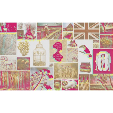 Papel de parede Pink Love Wallpaper 6332024 - WINDMILL AVENUE