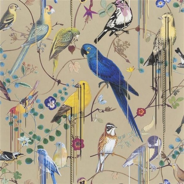 Papel de parede PCL7017/04 BIRDS SINFONIA OR - CHRISTIAN LACROIX