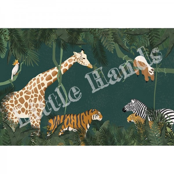 Papier peint Savanna III - LITTLE HANDS