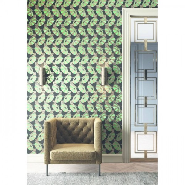 Papel de parede Cecilia Emerald FOL001 - KHROMA