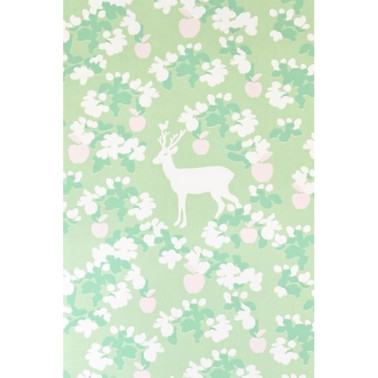 Papel de parede Apple Garden Green 107-02 - MAJVILLAN