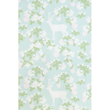 Papel de parede Apple Garden Turquoise 107-01 - MAJVILLAN