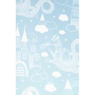 Papel de parede Dragon Sky Light Blue 103-02 - MAJVILLAN