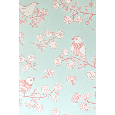 Wallpaper Sugar Tree Turquoise 106-04 - MAJVILLAN