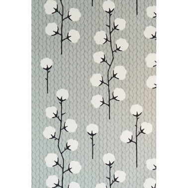 Wallpaper Sweet Cotton Grey 108-03 - MAJVILLAN