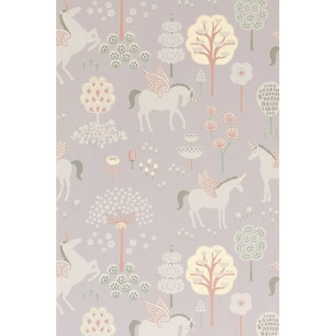 Papier peint True Unicorns Lilac 116-04 - MAJVILLAN