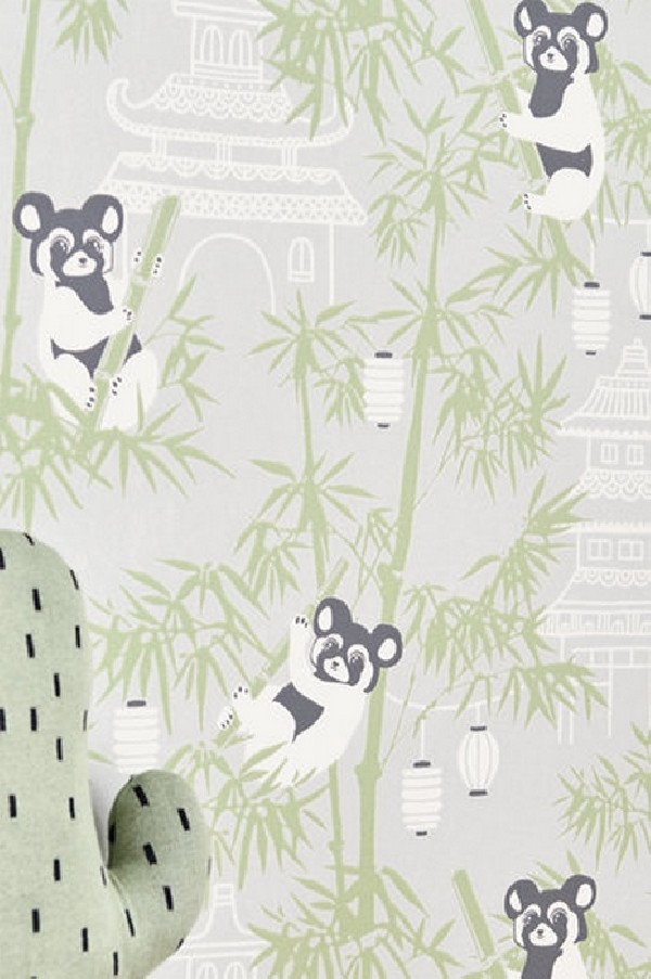 Papel de parede Bambu Grey 120-01 - MAJVILLAN