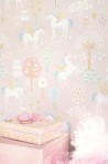 Papier peint True Unicorns Pink 116-03 - MAJVILLAN