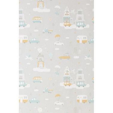 Papel de parede Above The Clouds Soft Grey 131-01 - MAJVILLAN