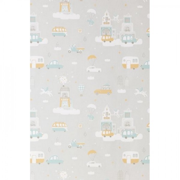 Papel de parede Above The Clouds Soft Grey 131-01 - MAJVILLAN