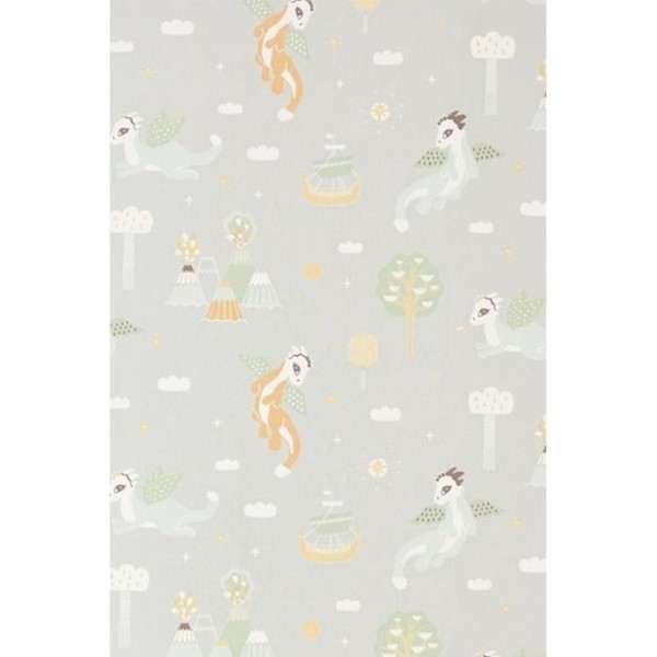 Papel de parede Magical Adventure Soft Grey 133-01 - MAJVILLAN