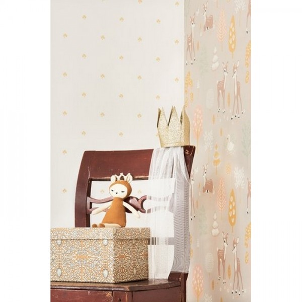 Papel de parede Holly Gold 126-01 - MAJVILLAN