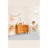 Wallpaper Stardust Lovely Pastel Pink 128-03 - MAJVILLAN