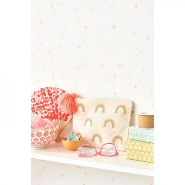 Papel de parede Stardust Shimmering White 128-02 - MAJVILLAN