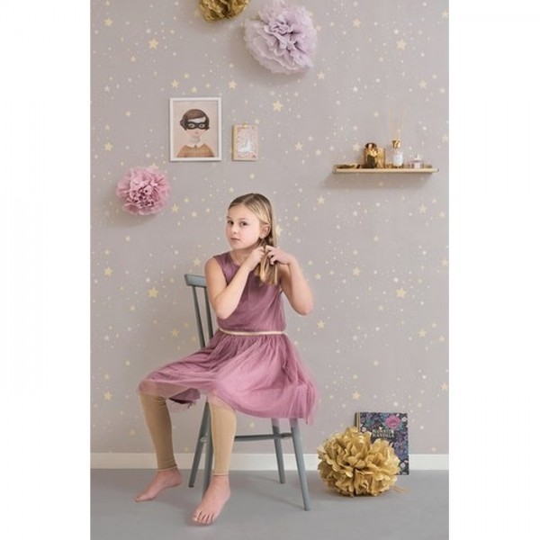 Wallpaper Twinkle Dusty Lilac 135-02 - MAJVILLAN